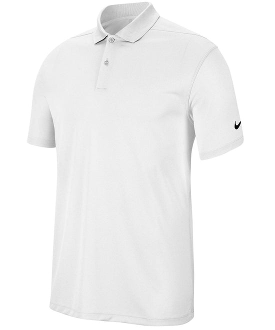 White - Nike dry victory polo solid