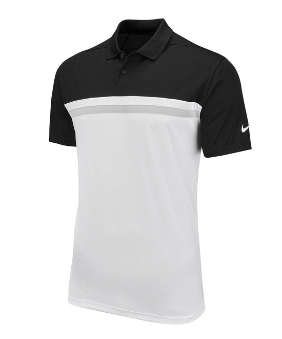 Load image into Gallery viewer, Black / White / Light Smoke Grey / White - Nike Victory colour block polo
