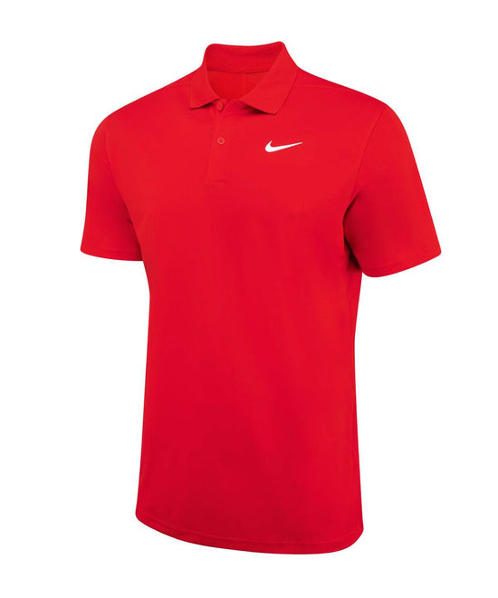 University Red/White - Nike Dri-FIT victory solid polo