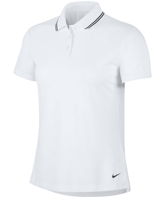 White/Black/Black - Women's Nike dry victory polo