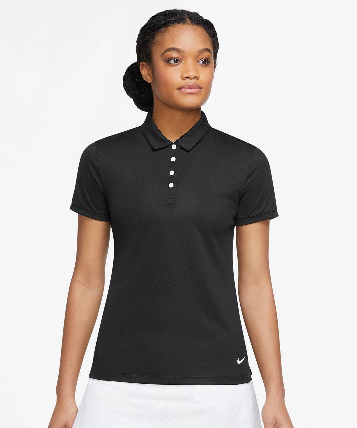 White/Black - Women’s Nike victory solid polo