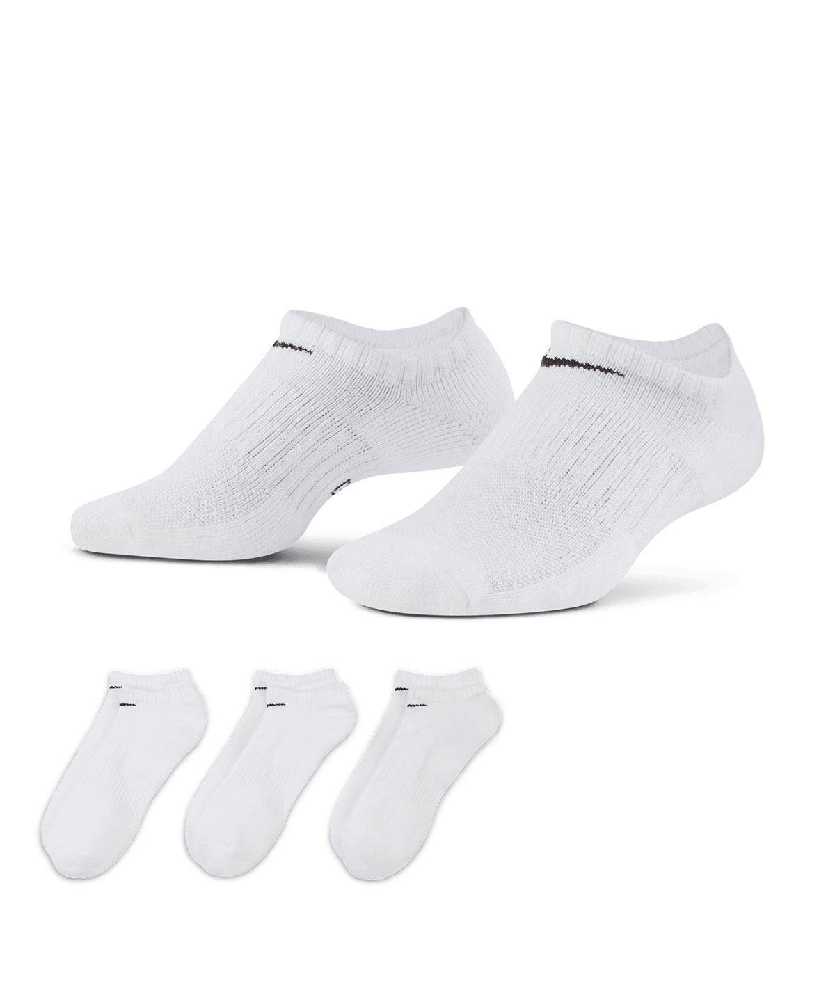 Black - Nike everyday cushioned no show socks (3 pairs)