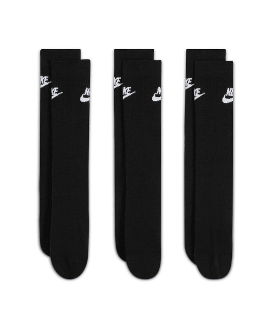 Black/White - Nike everyday essential crew socks (3 pairs)