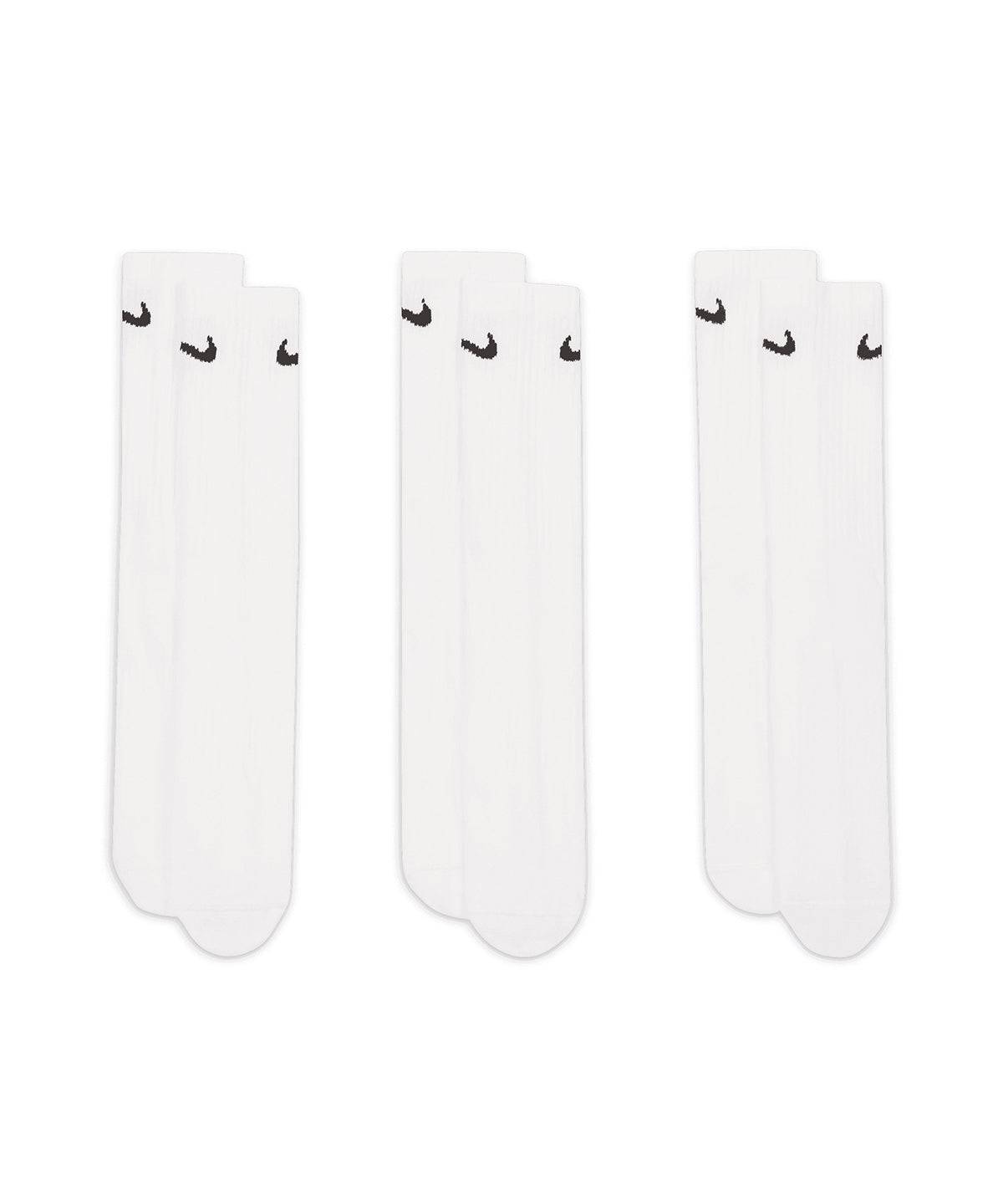 White/Black - Nike everyday crew socks (3 pairs)