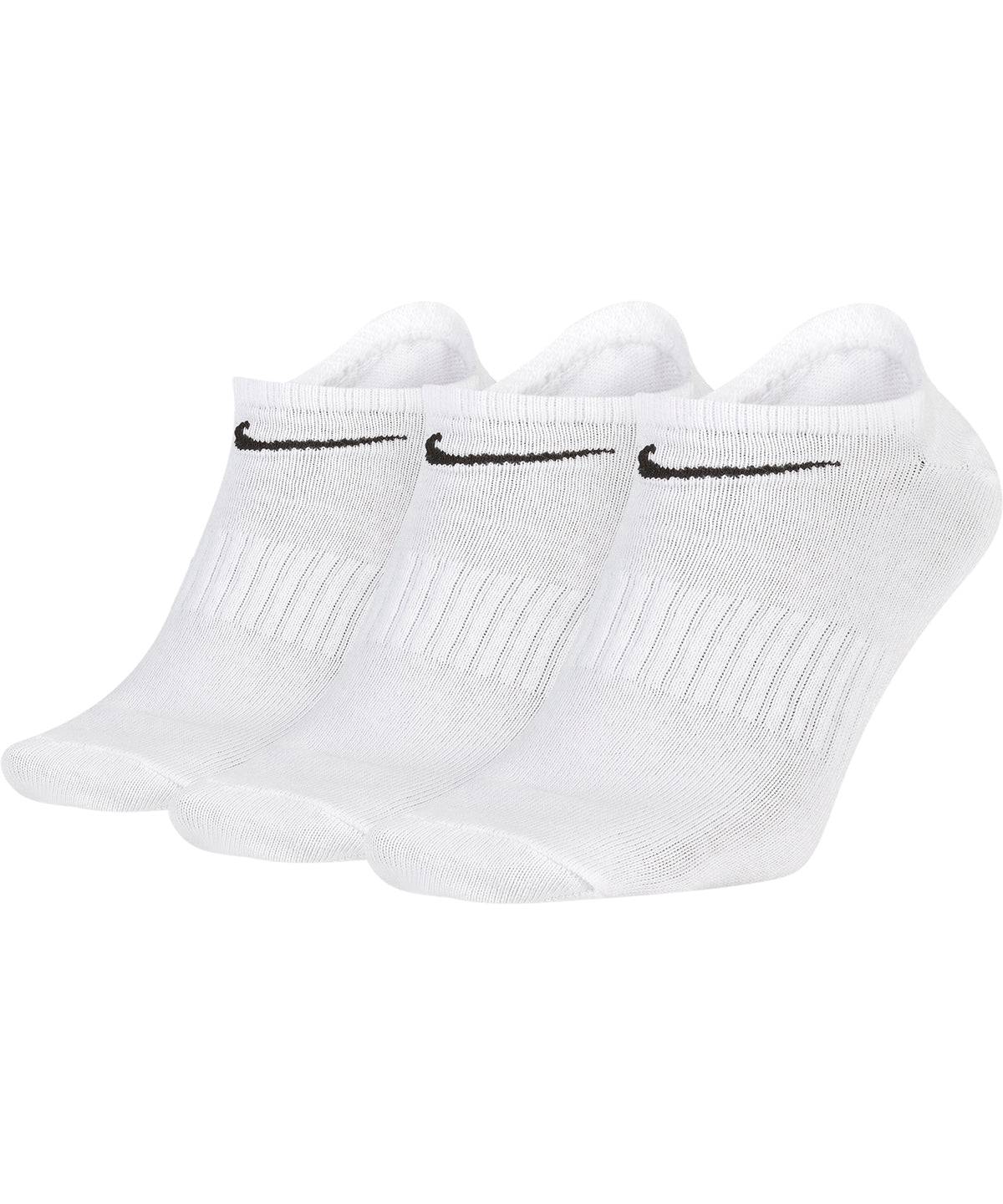 Blanc - Chaussettes Nike Everyday légères invisibles (3 paires)