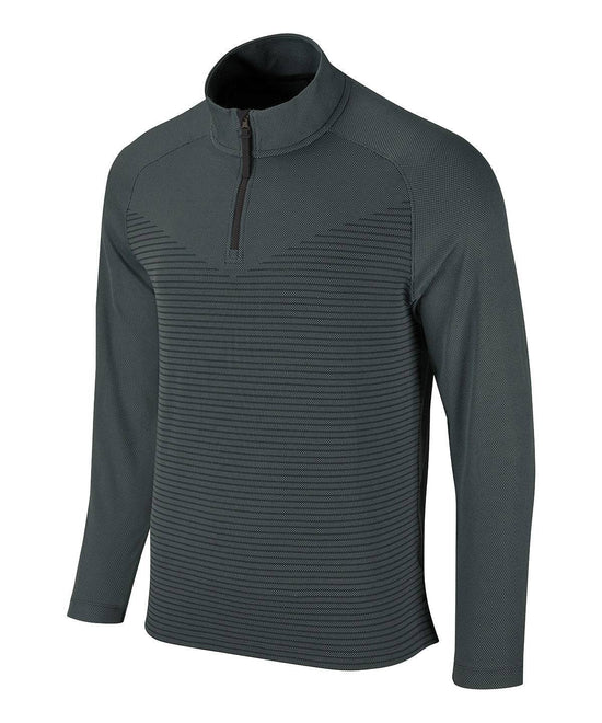 Black/Dark Smoke Grey/Black - Nike Vapor half-zip top