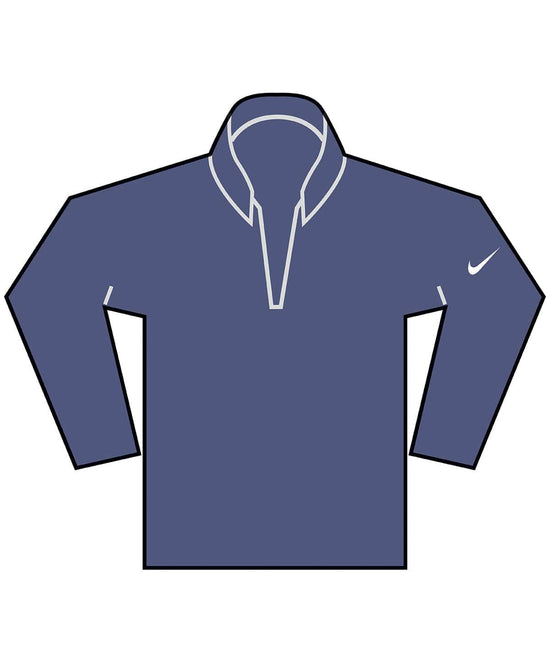 Schwarz/Weiß - Nike Dri-FIT Victory Oberteil mit halbem Reißverschluss