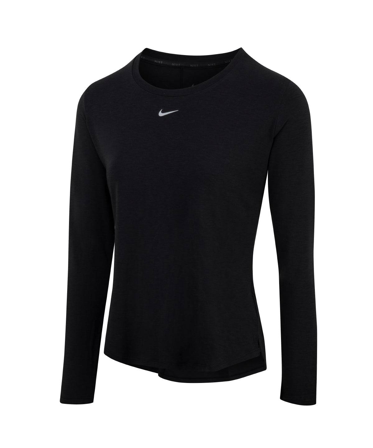 Black/Reflective Silver - Women’s Nike One Luxe Dri-FIT long sleeve standard fit top