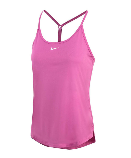 Cosmic Fuchsia/White - Women’s Nike One Dri-FIT Elastika standard fit tank