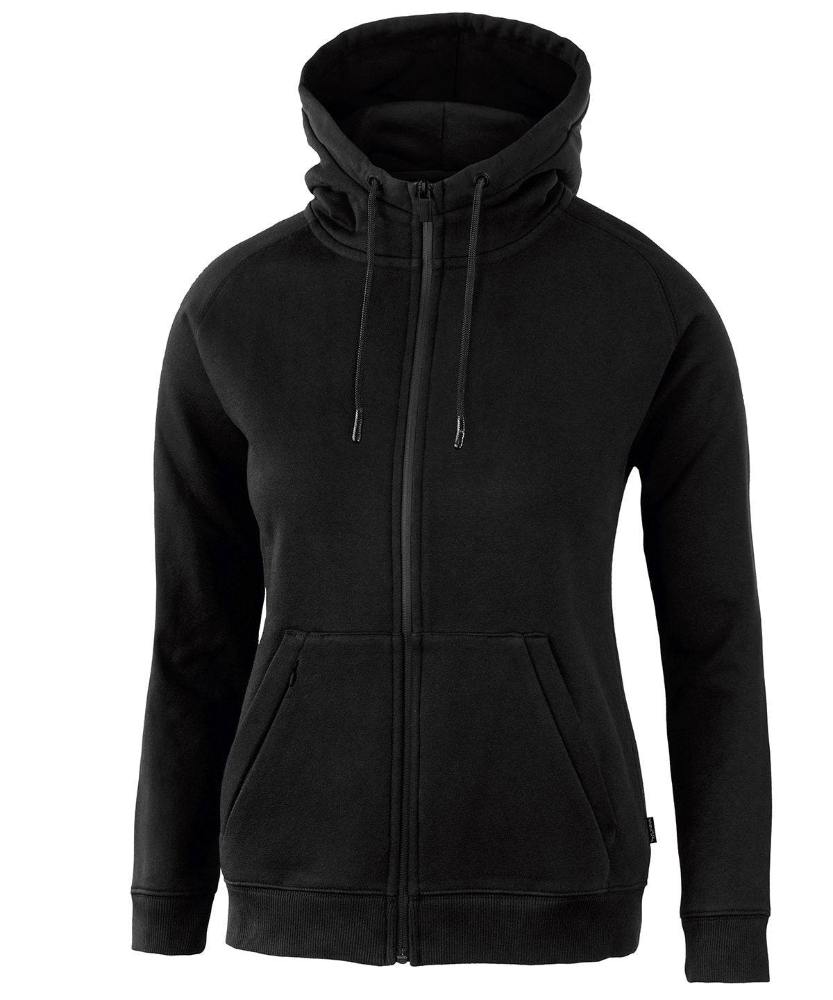 Black - Women’s Lenox – athletic full-zip hoodie