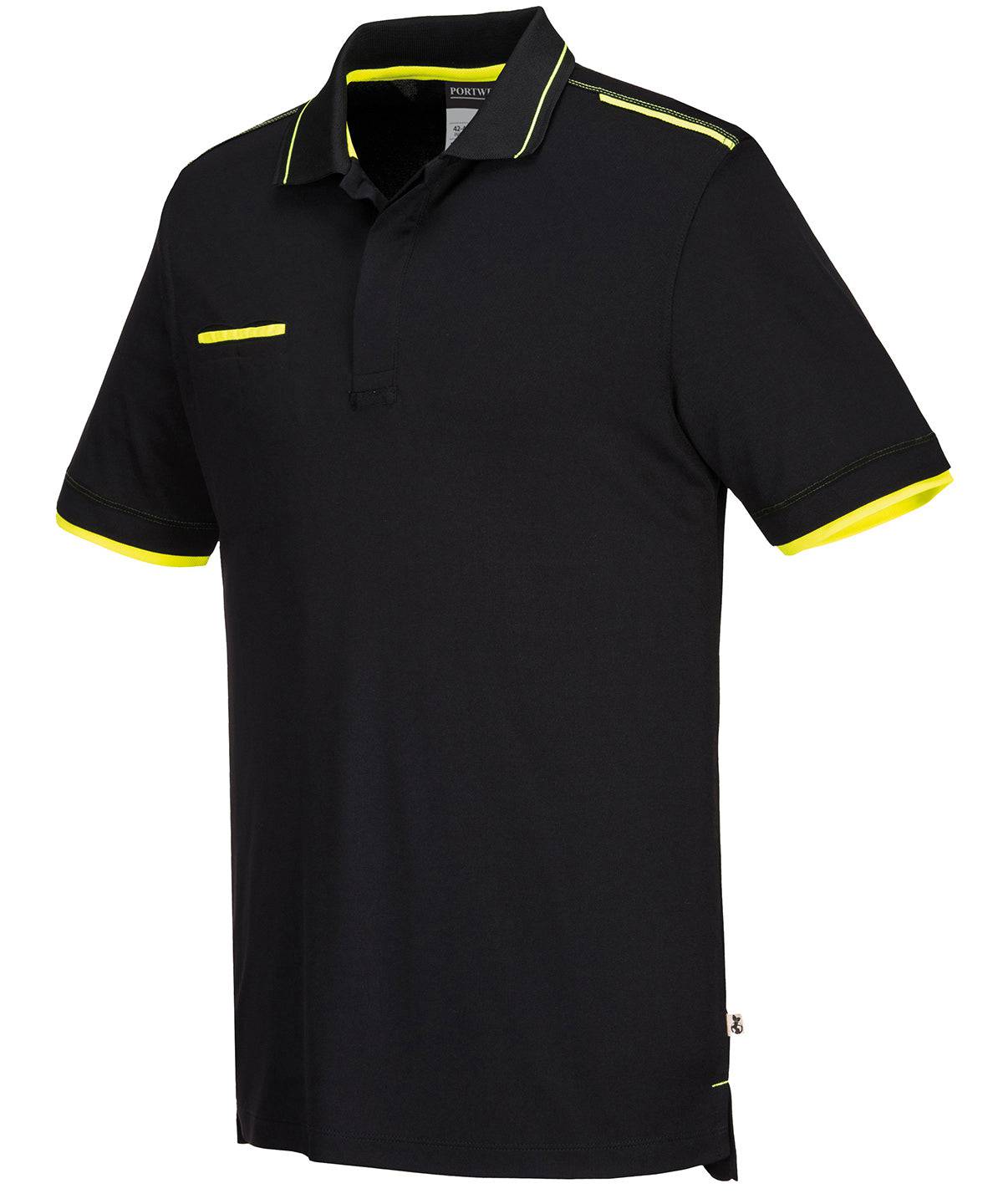 Black - WX3 Eco polo shirt (T722)