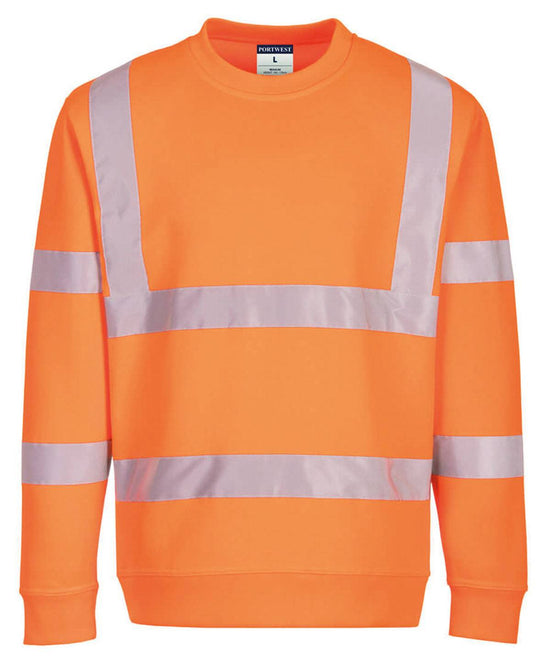 Orange - Eco Hi-vis sweatshirt (EC13)