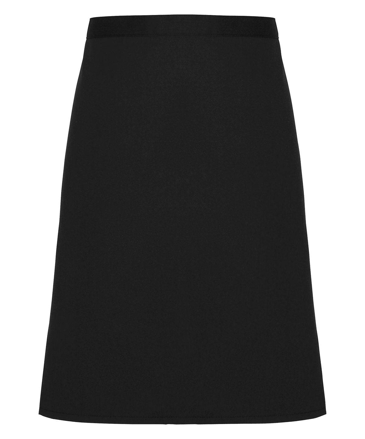 Black - Cotton waist apron, organic and Fairtrade certified