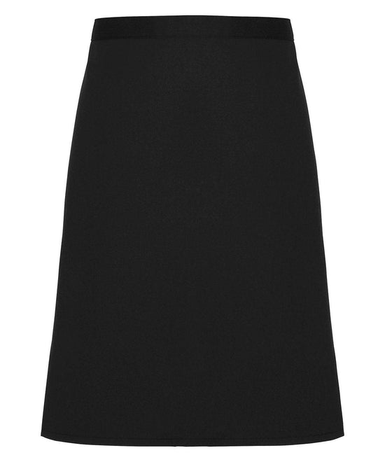 Black - Cotton waist apron, organic and Fairtrade certified