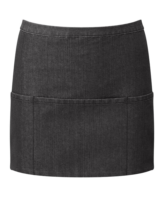 Black Denim - Colours 3-pocket apron