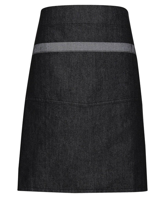 Black Denim - Tablier de taille en denim contrasté Domain