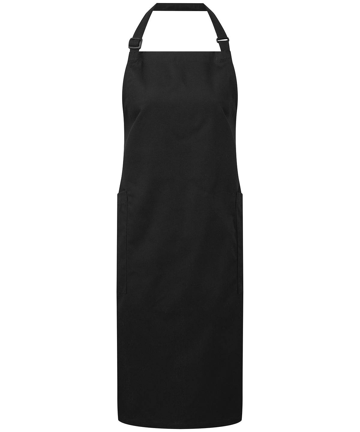 Black - Recycled Polyester & Organic Cotton Apron