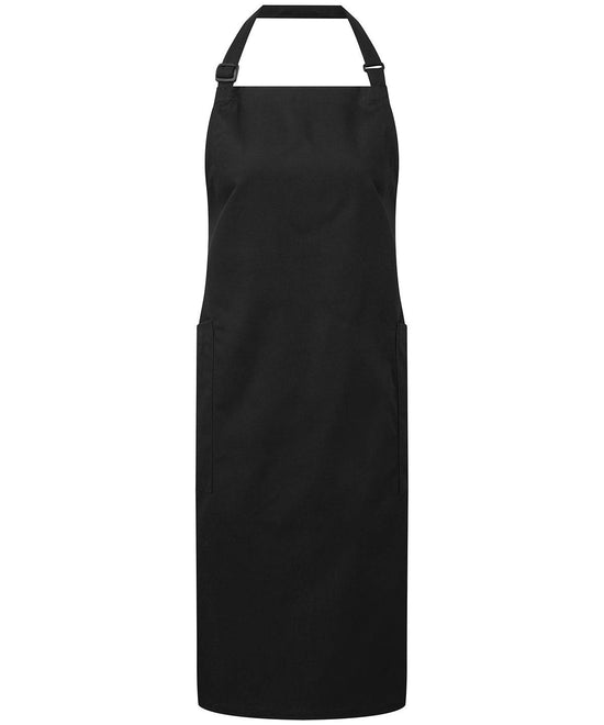 Black - Recycled Polyester & Organic Cotton Apron