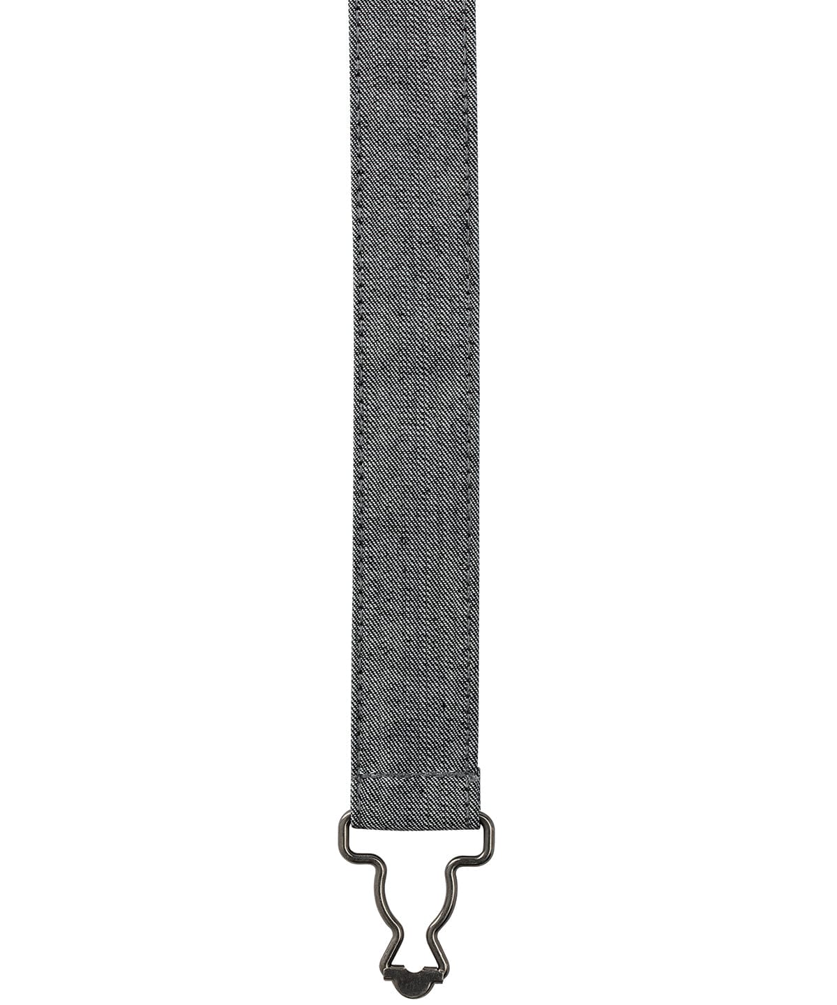 Black Reverse Denim - Cross back interchangeable apron straps