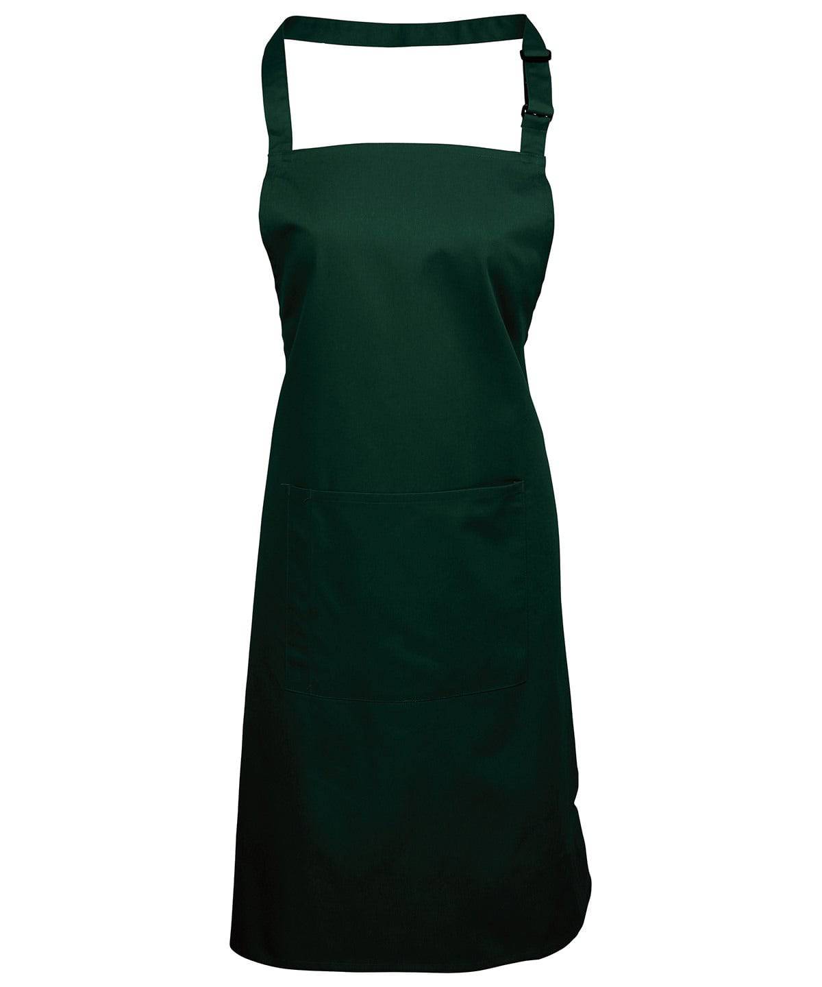 Bottle - Colours bib apron with pocket