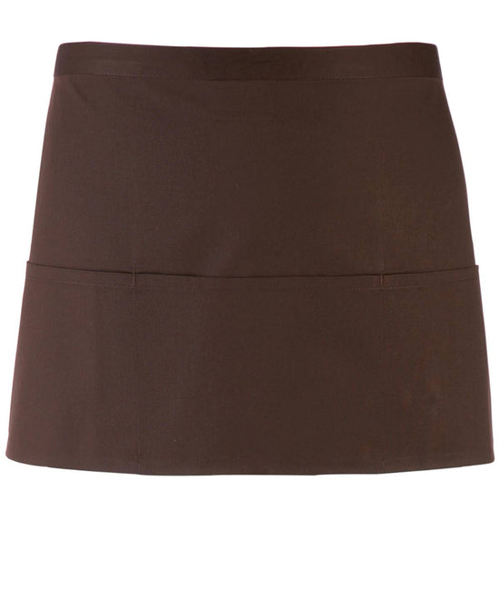 Brown - Colours 3-pocket apron