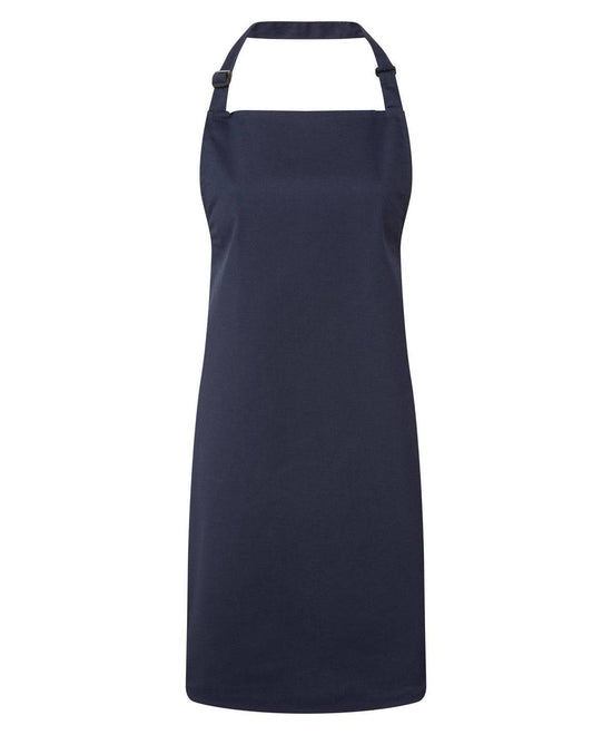 Navy - Antimicrobial bib apron