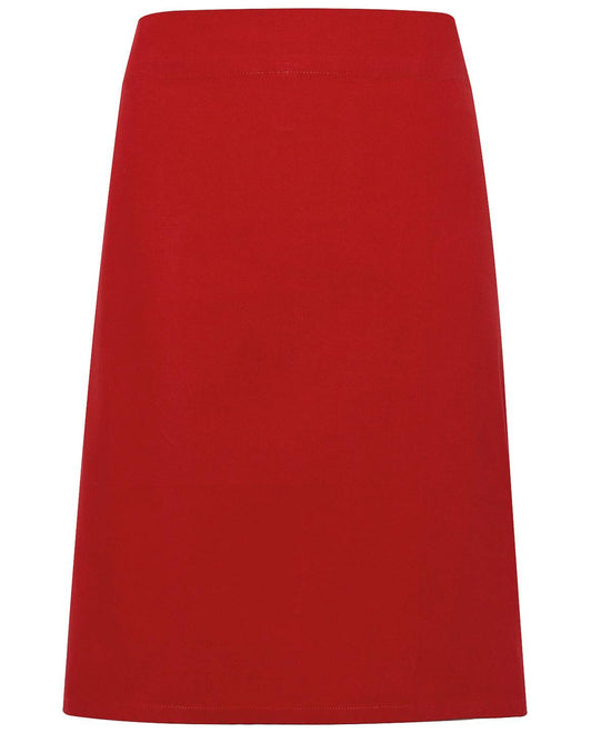 Red - Calibre heavy cotton canvas waist apron