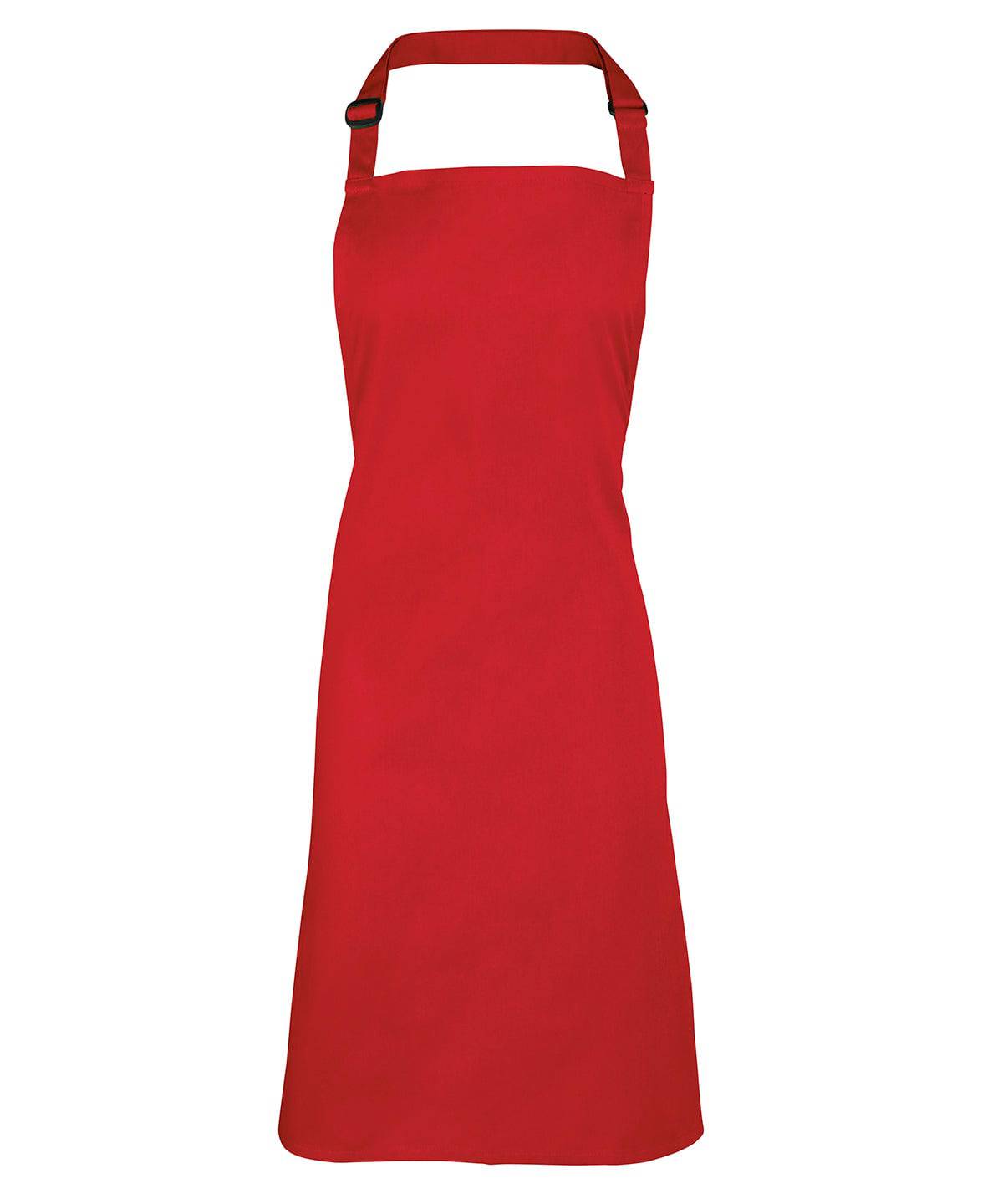 Red - Colours bib apron