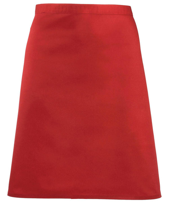 Red - Colours mid-length apron