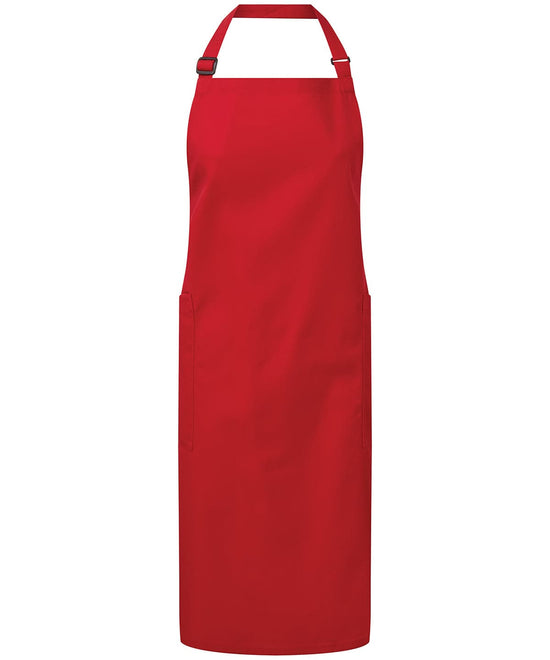 Red - Recycled Polyester & Organic Cotton Apron