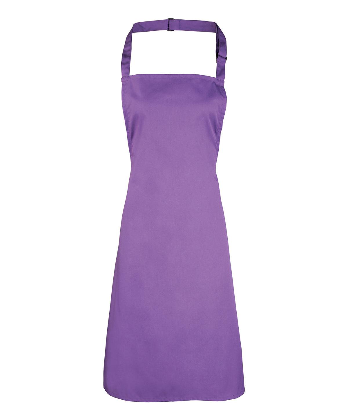 Rich Violet - Colours bib apron