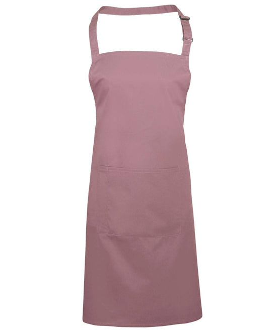 Rose - Colours bib apron with pocket