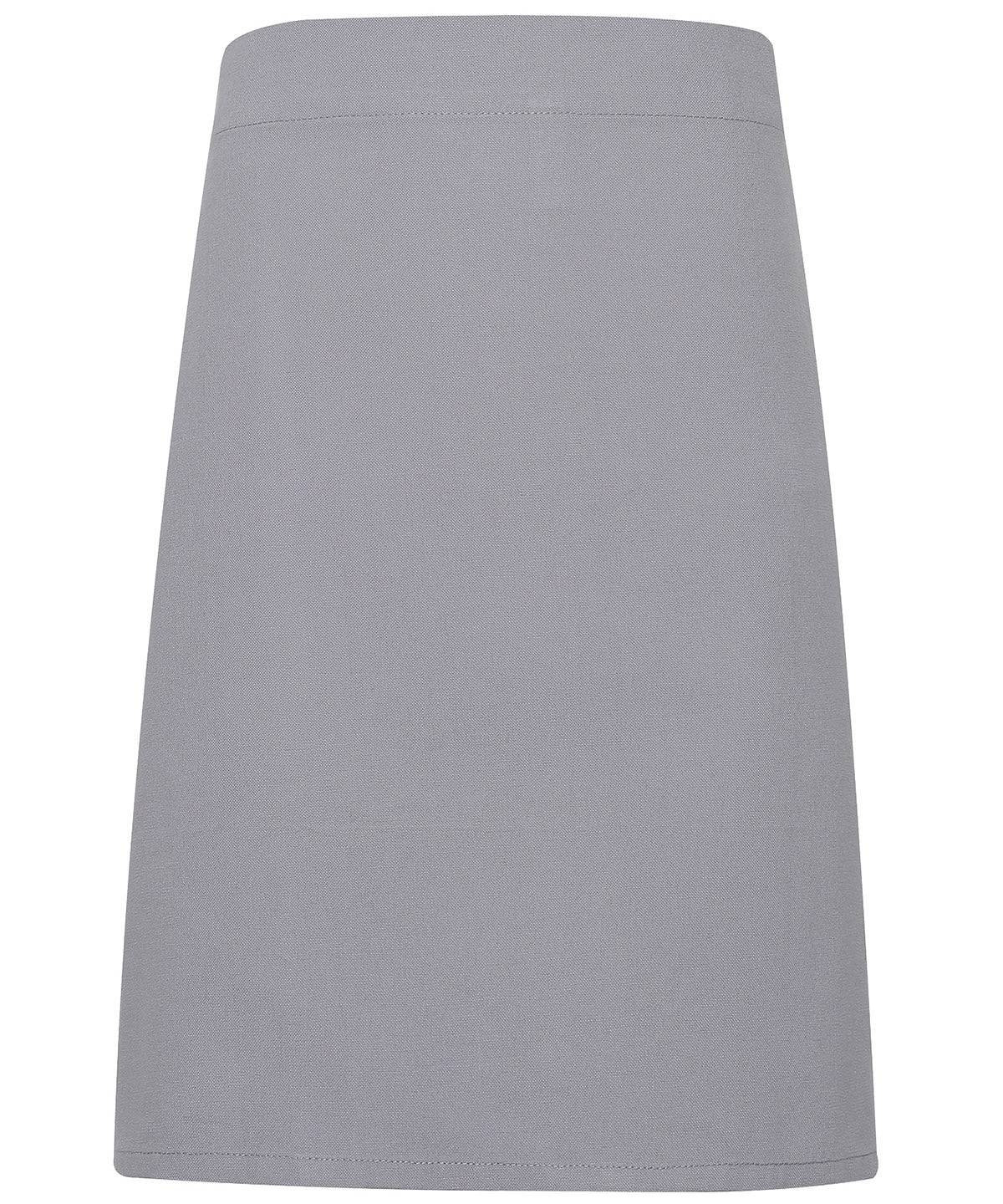 Silver - Calibre heavy cotton canvas waist apron