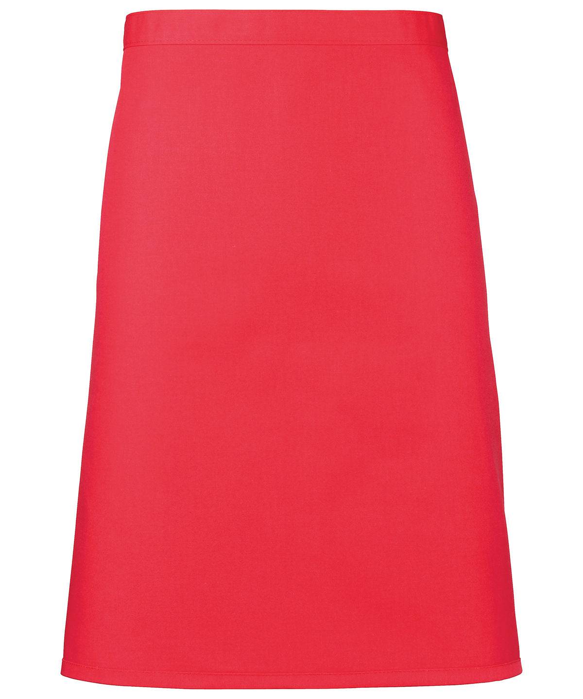 Strawberry Red - Colours mid-length apron