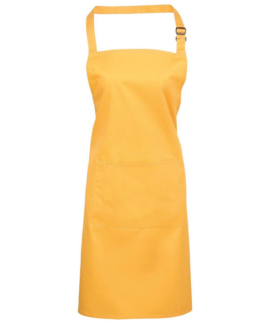 Sunflower - Colours bib apron with pocket