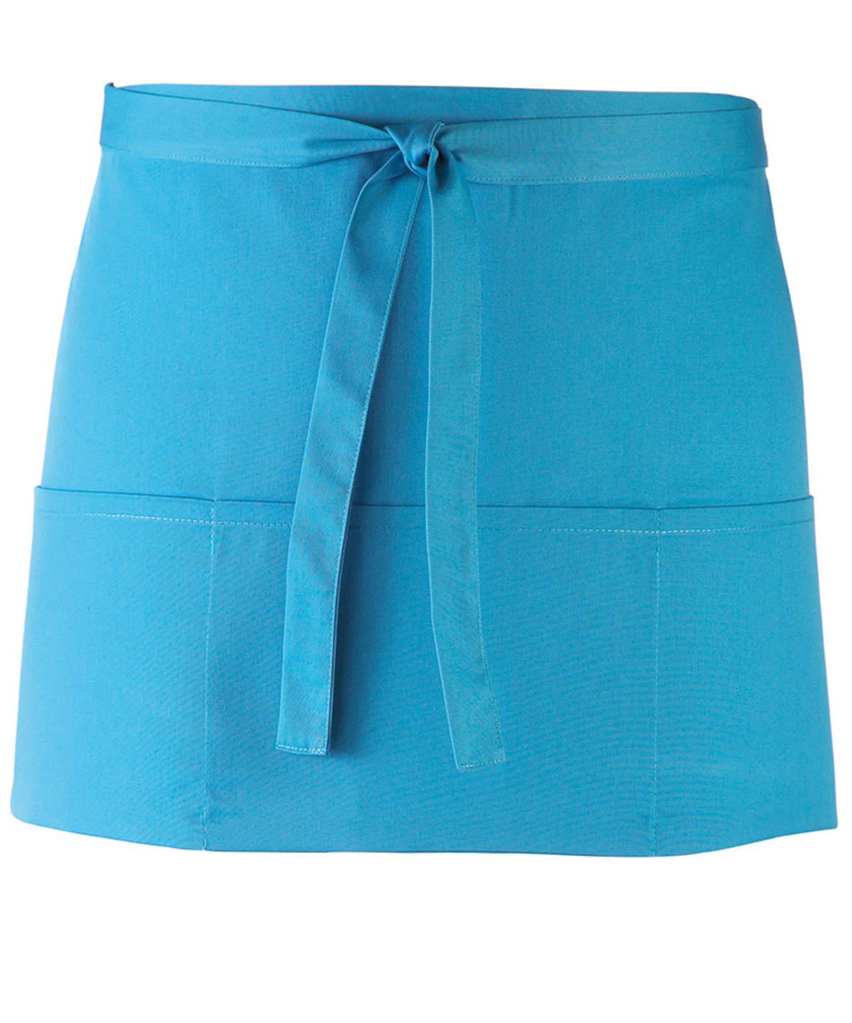 Turquoise - Colours 3-pocket apron