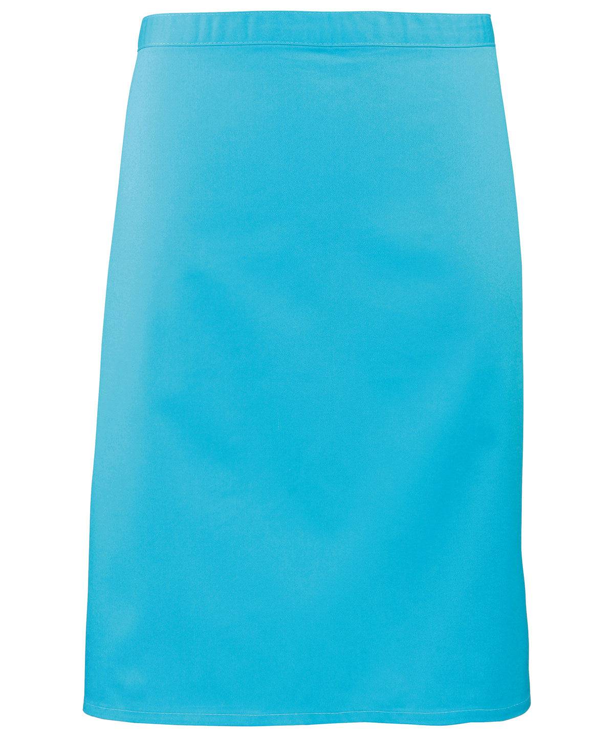 Turquoise - Colours mid-length apron