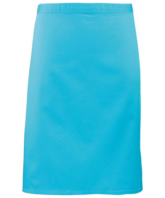 Turquoise - Colours mid-length apron