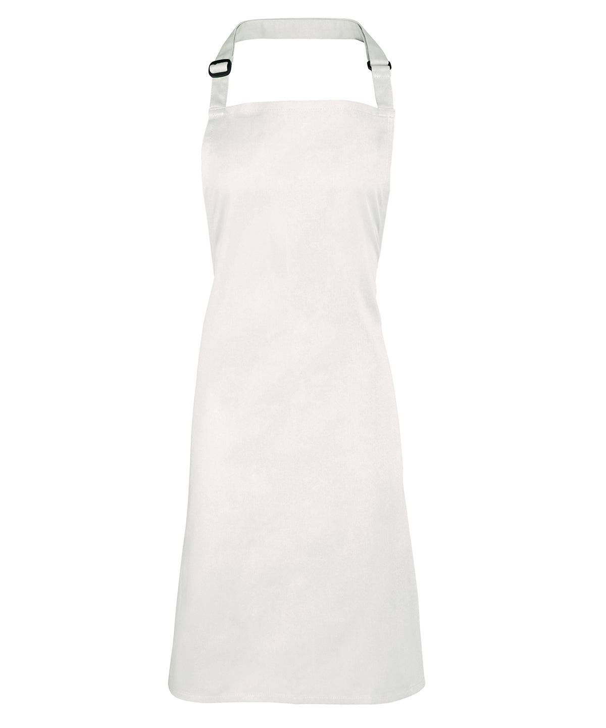 White - Colours bib apron