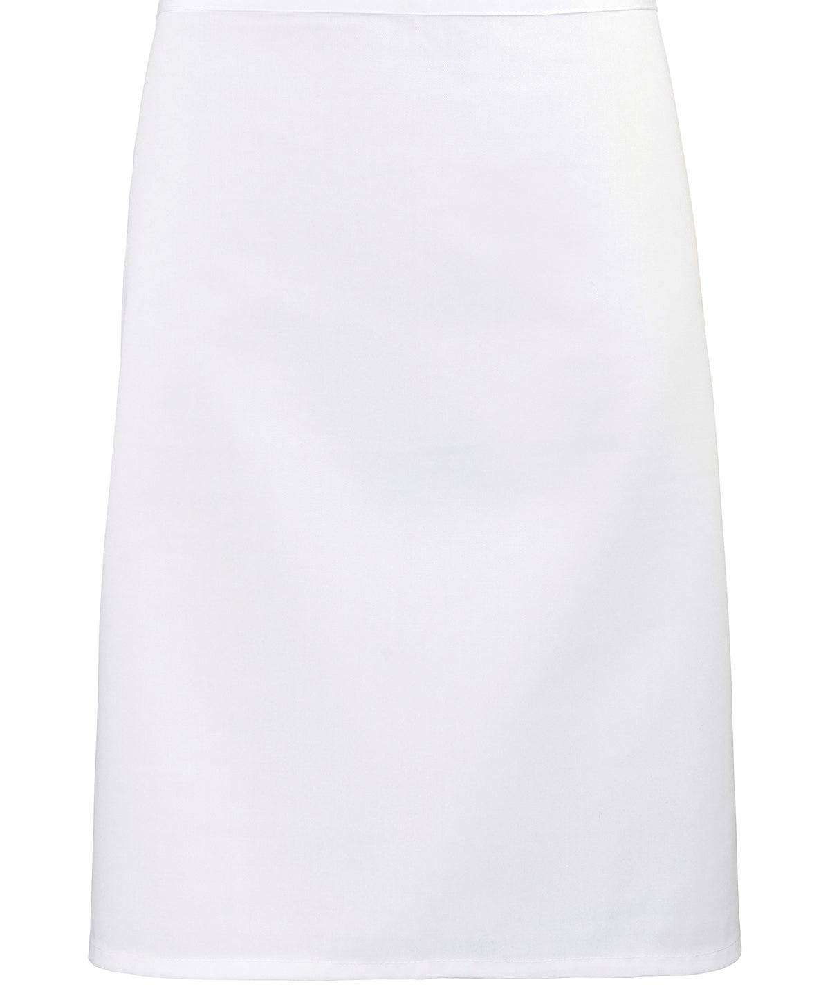 White - Colours mid-length apron