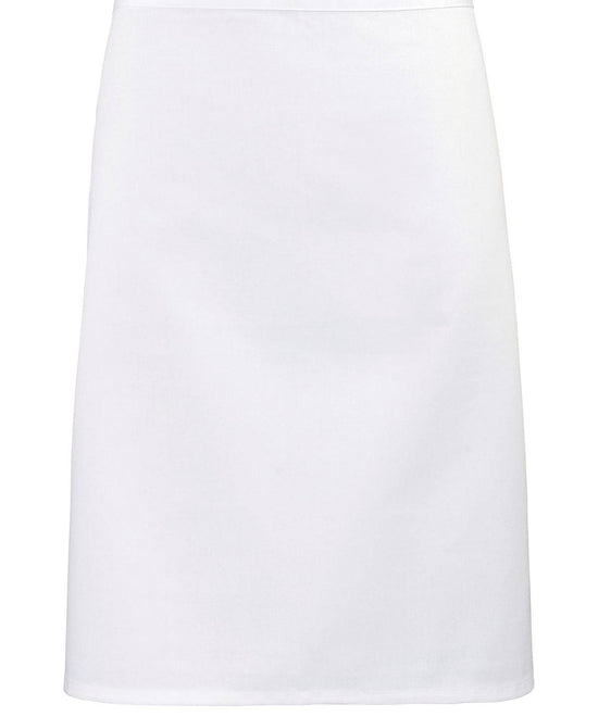 White - Colours mid-length apron