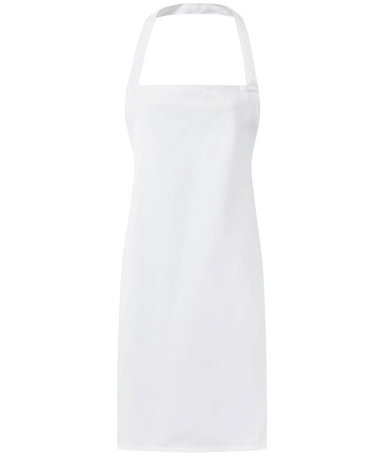 White - Essential bib apron