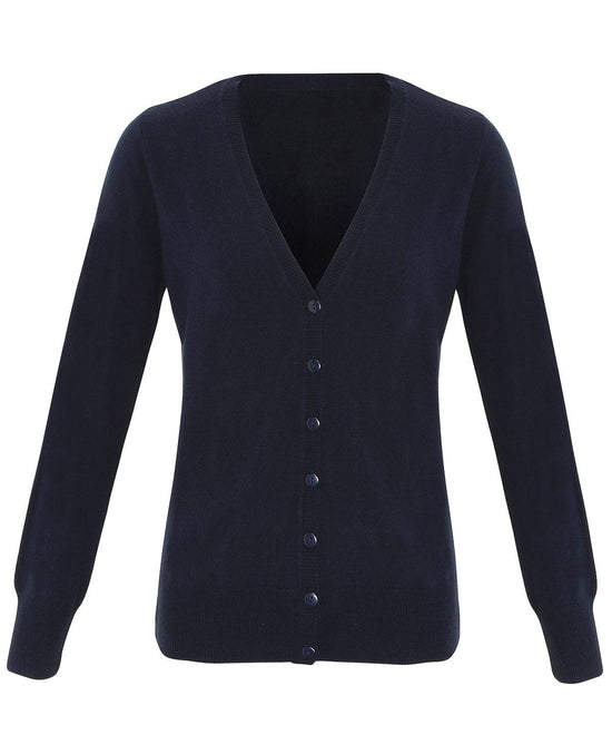 Navy - Women's 'essential' acrylic cardigan