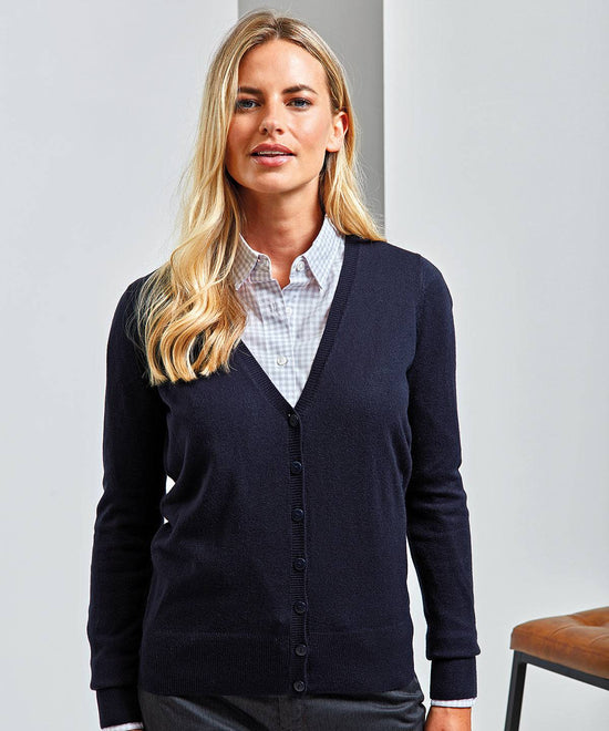 Navy - Women's 'essential' acrylic cardigan