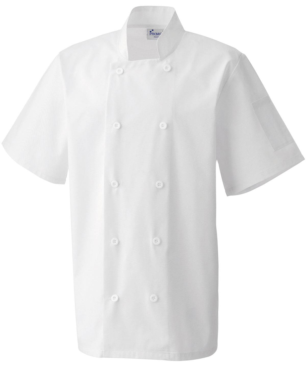 White - Short sleeve chef’s jacket