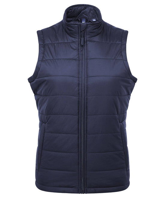 Navy - Women’s ‘Recyclight’ padded gilet