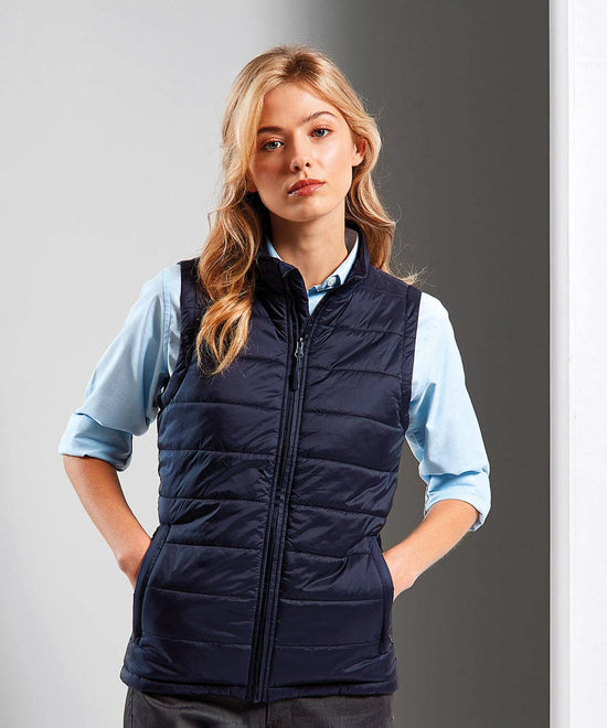 Navy - Women’s ‘Recyclight’ padded gilet