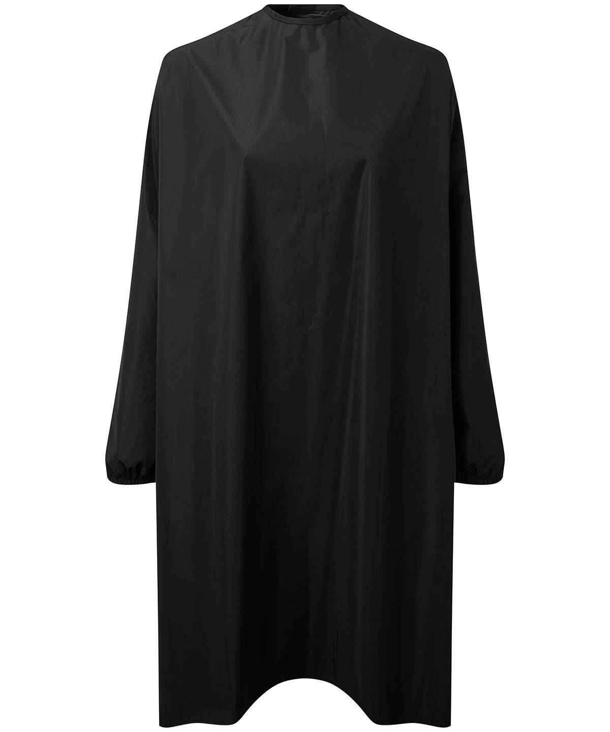 Black - Long sleeve waterproof salon gown