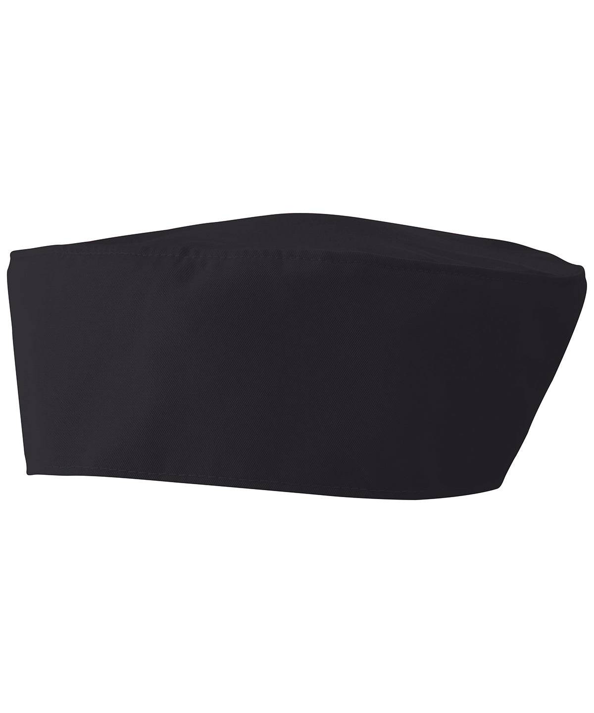 Black - Chef's skull cap