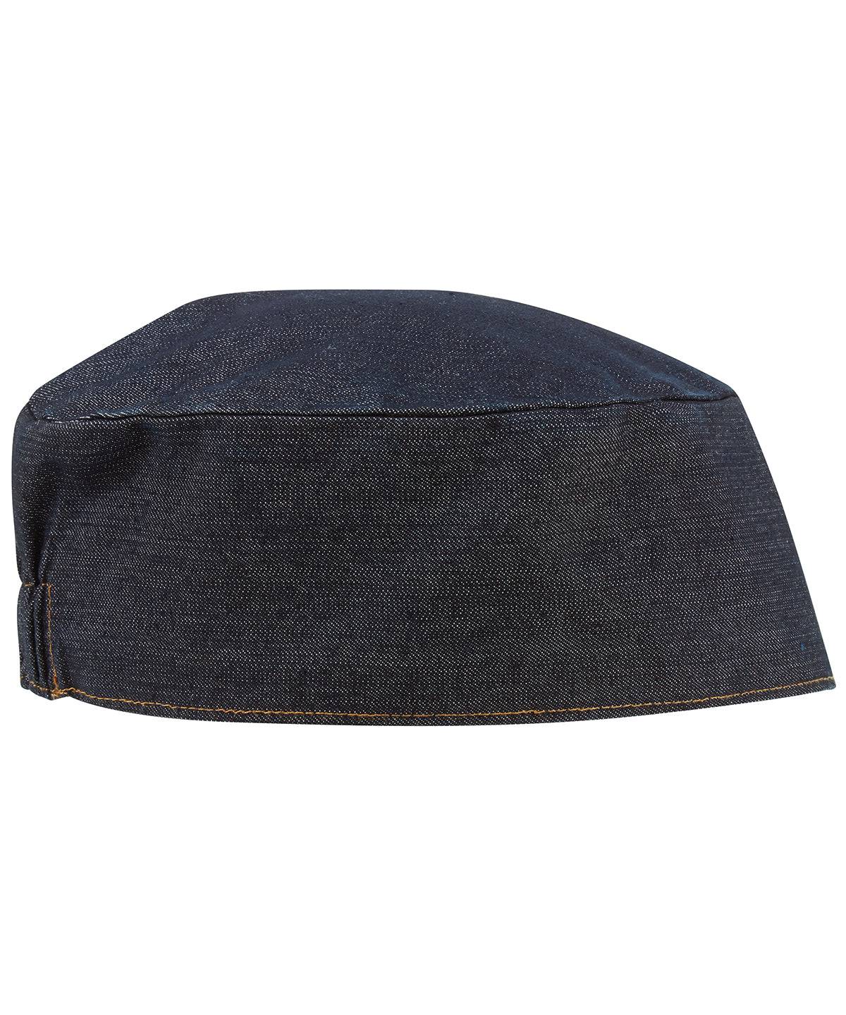 Indigo Denim - Chef's skull cap